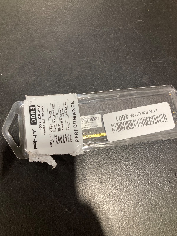 Photo 1 of PNY DDR4 16GB (1x16GB) 3200MHz CL22 Performance Desktop Memory