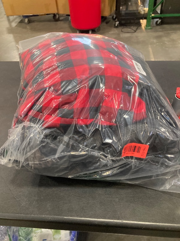 Photo 1 of SWTMERRY Double Sleeping Bag - Queen Size XL, Black/Red