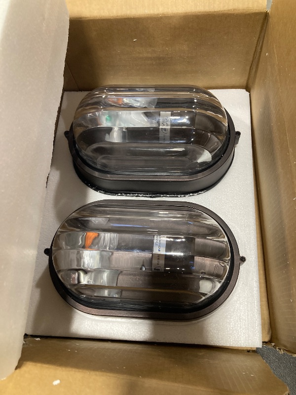 Photo 1 of FEMILA 11-Inch Oval Outdoor Wall Lights, 2-Pack