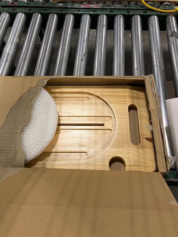 Photo 1 of WodGod Wooden Slide Transfer Board with Pulley Turntable - 500 lbs Capacity
