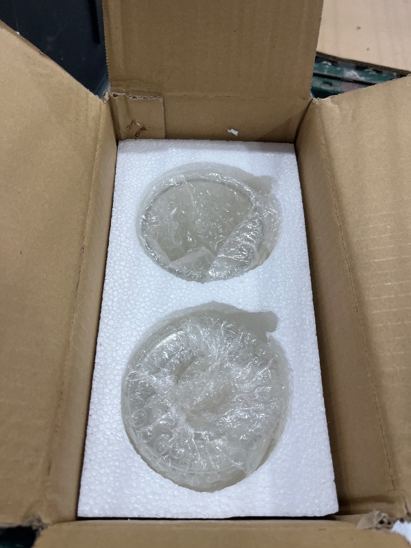 View 2 of Anmire Clear Seeded Glass Lamp Shade 2-Pack