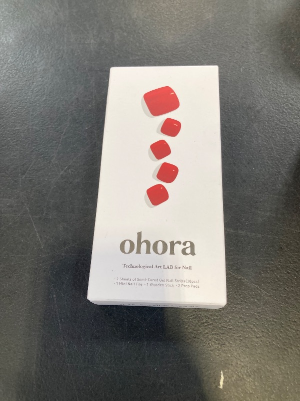 Photo 1 of ohora Semi Cured Gel Pedi Strips (P Basic Pedicure no.4)