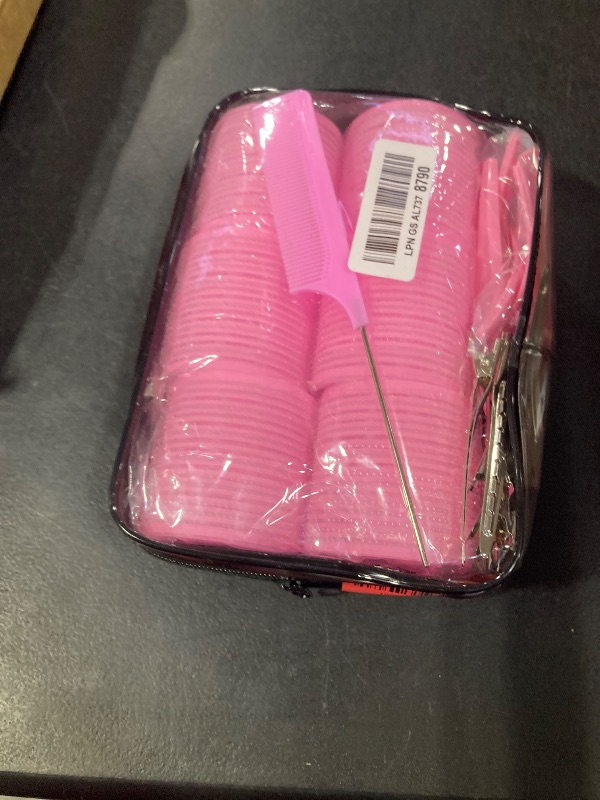 Photo 1 of obeoby Self-Grip Hair Rollers Set - 50 Pcs Pink