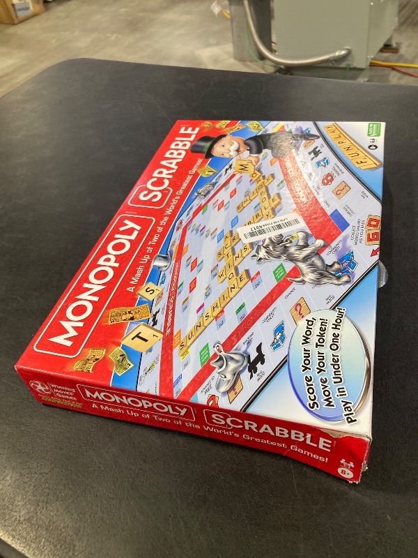 Photo 1 of Winning Moves Monopoly Scrabble Board Game