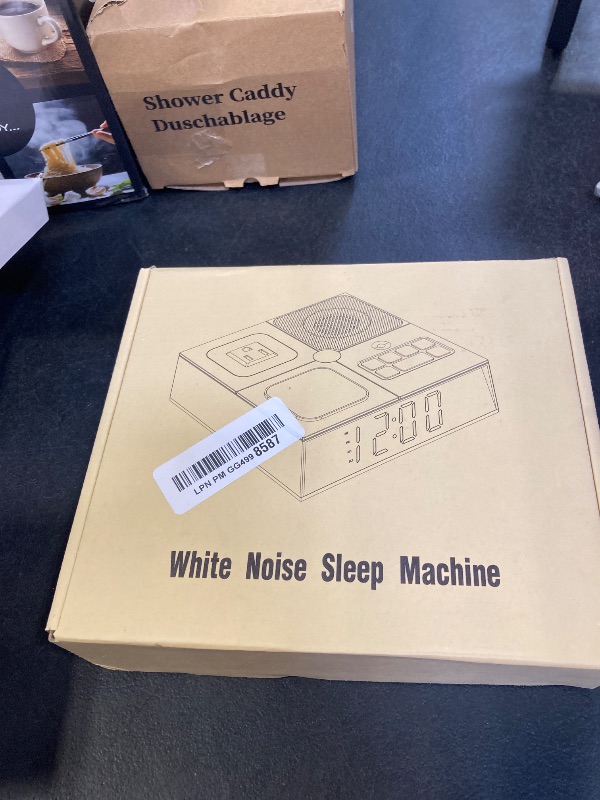 Photo 1 of Gannyfer White Noise Sound Machine with Dual Alarm Clock