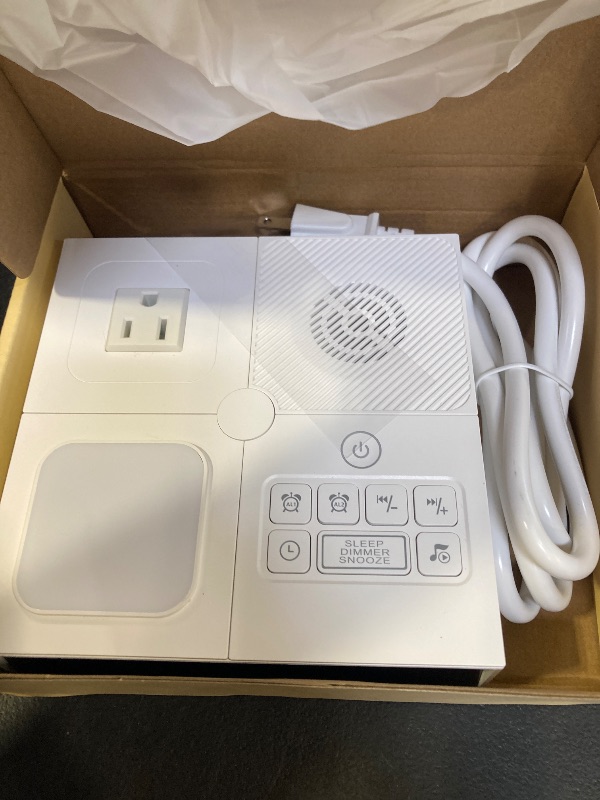Photo 1 of Gannyfer White Noise Sound Machine with Dual Alarm Clock