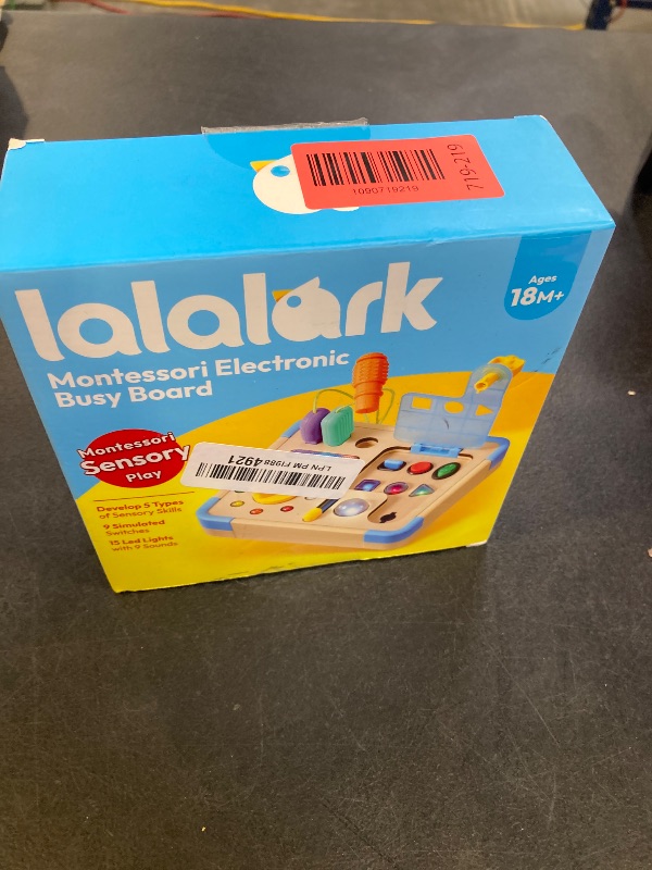 View 2 of lalalark Busy Board with LED Light, Sounds, Switches & Plugs