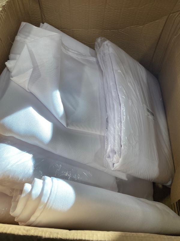 View 2 of CO-AVE 6-Pack 8ft Spandex Rectangular Tablecloths