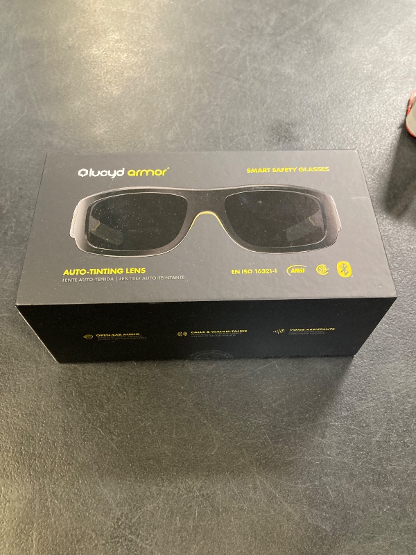 View 2 of Lucyd Armor Bluetooth Safety Glasses