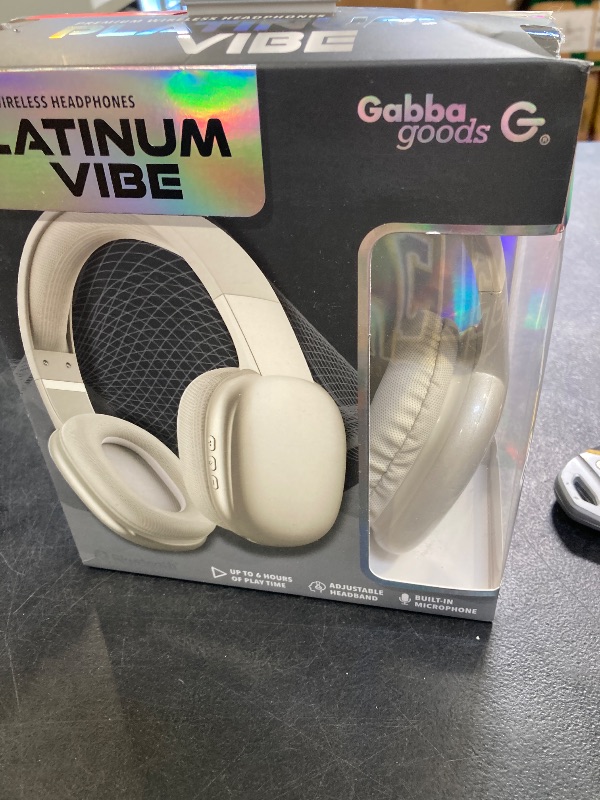 Photo 1 of Gabba Goods Over-Ear Bluetooth Headphones - Beige