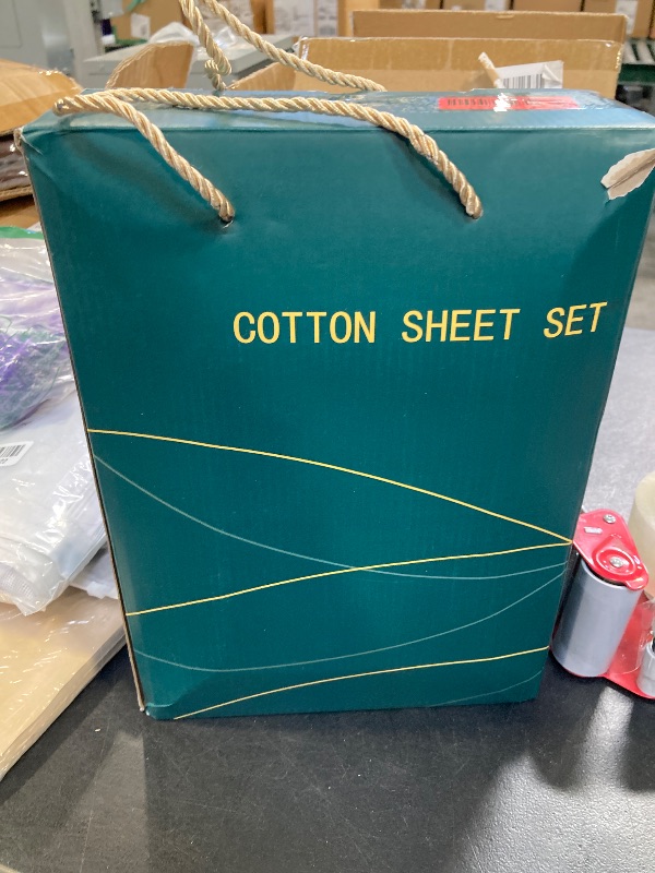 View 3 of SONORO KATE 1000 Series 100% Egyptian Cotton Queen Sheets,Extra Deep Pocket