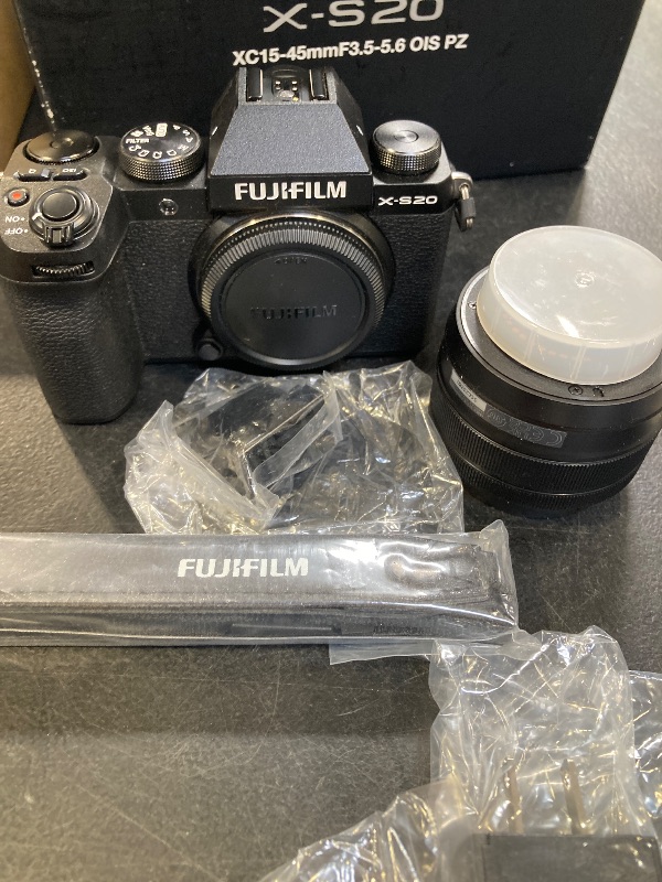 View 4 of Fujifilm X-S20 Mirrorless Camera with XC15-45mm Lens
