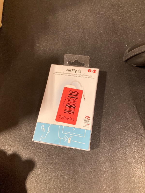 View 2 of Twelve South AirFly SE, Bluetooth Wireless Audio Transmitter Adapter, White