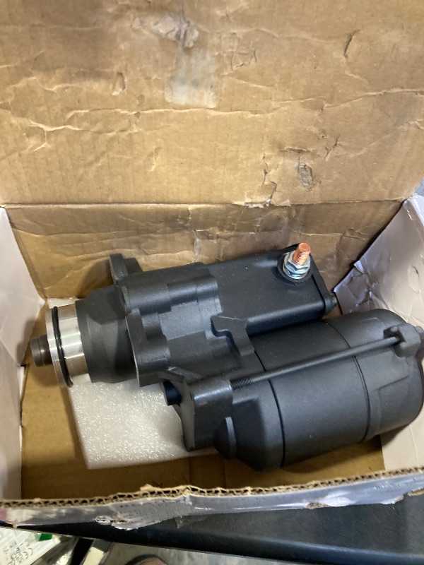 View 2 of Boatrip 18905BN Starter Motor Replacement for 2007-2017 Harley Davidson Road King Electra Glide Screamin Eagle CVO Ultra Street Glide Heritage Softail, OE#: 31618-06A 428000-3490 410-52175