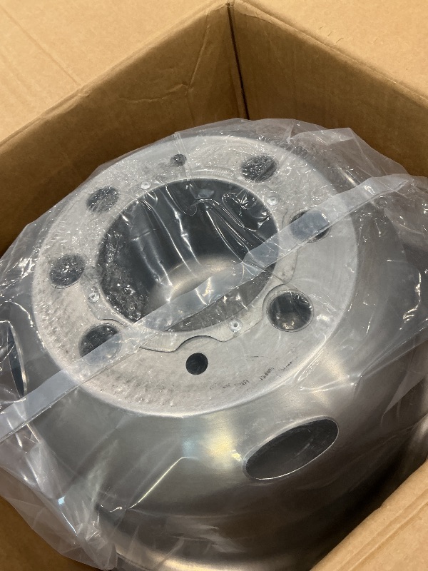 View 2 of 17" Wheel Simulators, 17" 8 Lug Stainless Steel Hubcaps with Wheel Lug Bolts Kit, Polished Finish, 2 Front Wheels/2 Rear Wheels, Suitable for 2005-2021 Ford F350 Truck.