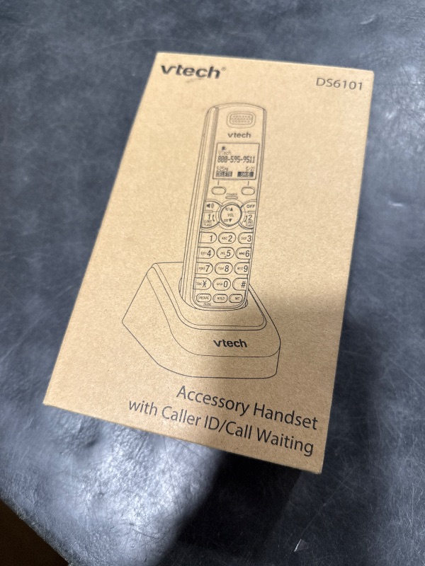 Photo 1 of VTech DS6101 Accessory Handset for DS6151 Series, Black