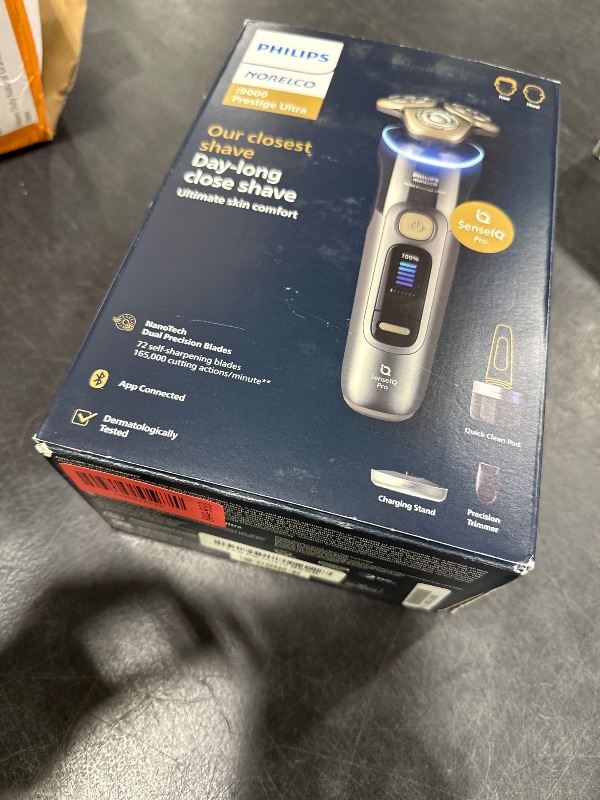 View 2 of Philips Norelco i9000 Prestige Ultra Electric Shaver, Dark Slate