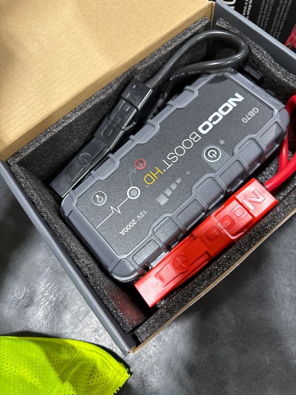 View 4 of NOCO Boost GB70 2000A UltraSafe Jump Starter, 12V Lithium Battery Booster