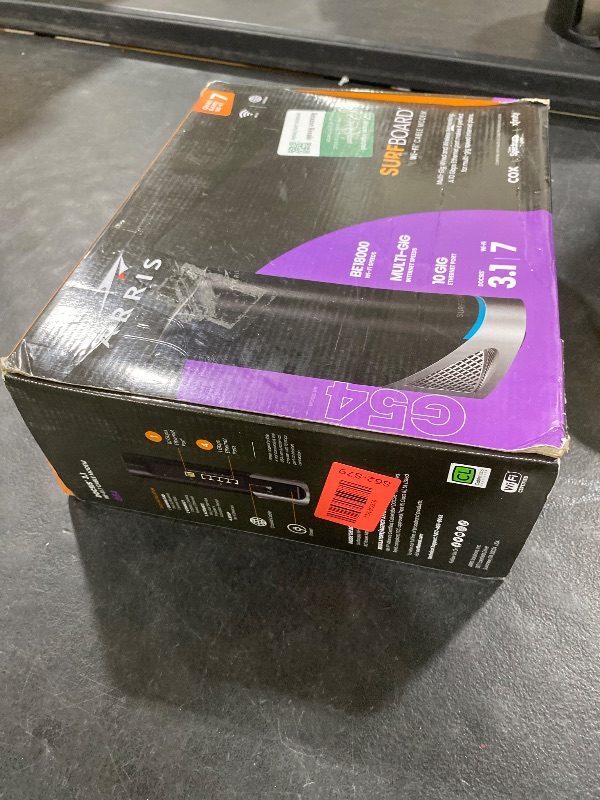 Photo 1 of ARRIS Surfboard G54 DOCSIS 3.1 Multi-Gig Modem & Wi-Fi 7 Router | BE18000