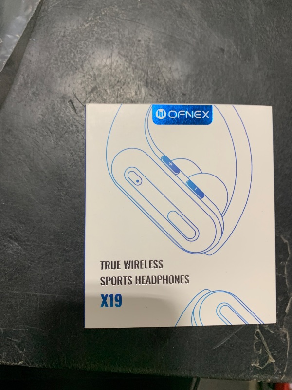 Photo 1 of GNMN Wireless Earbuds Bluetooth 5.3 Headphones 90 Hrs Playtime Ear Buds with Wireless Charging Case Power Display Over-Ear Earphones with Earhooks Waterproof Stereo Headset for Workout Black