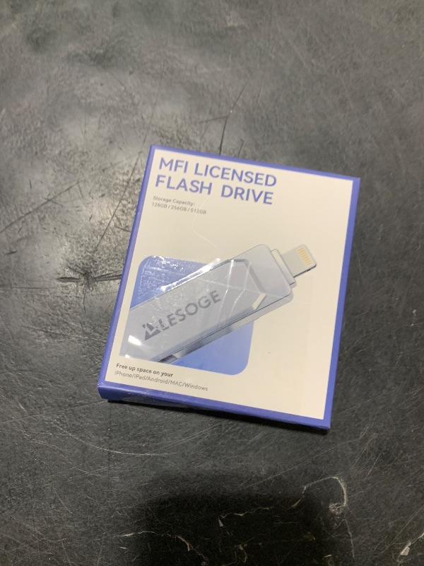 Photo 1 of LESOGE 512GB MFi Certified Flash Drive