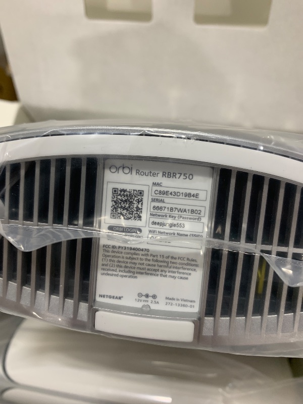 Photo 1 of NETGEAR Orbi Whole Home Tri-Band Mesh WiFi 6 System (RBK752) – Router with 1 Satellite Extender | Coverage up to 5,000 sq. ft., 40 Devices | AX4200 (Up to 4.2Gbps)