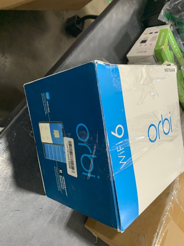 Photo 1 of NETGEAR Orbi Whole Home Tri-Band Mesh WiFi 6 System (RBK752) – Router with 1 Satellite Extender | Coverage up to 5,000 sq. ft., 40 Devices | AX4200 (Up to 4.2Gbps)