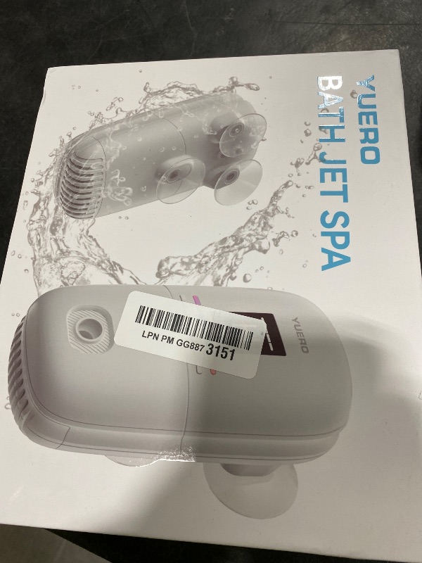 Photo 1 of YUERO Cordless Portable Bath Jets Home Spa Massager