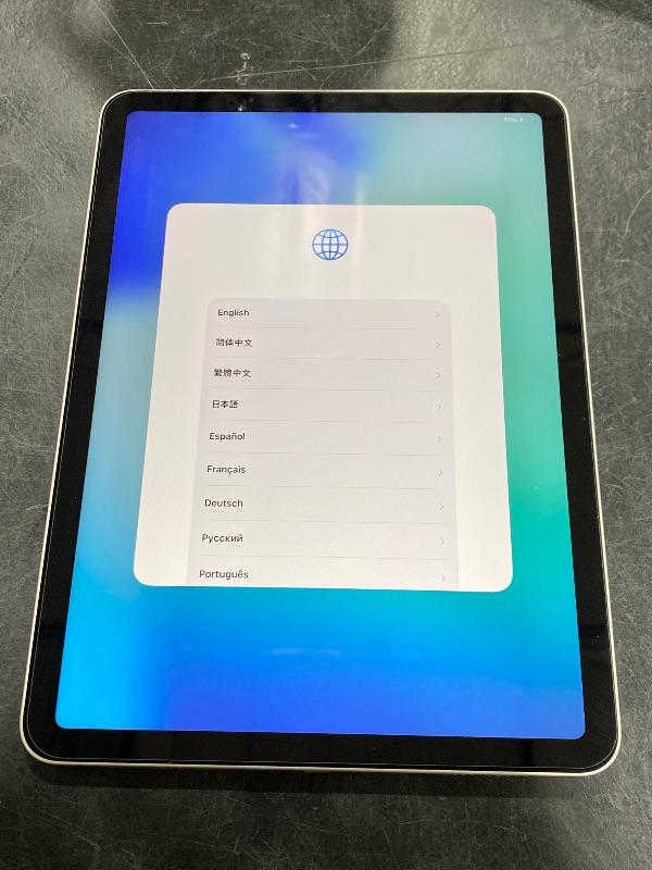 Photo 1 of Apple iPad Air (5th Generation): with M1 chip, 10.9-inch Liquid Retina Display, 64GB, Wi-Fi 6, 12MP front/12MP Back Camera, Touch ID, All-Day Battery Life – Starlight