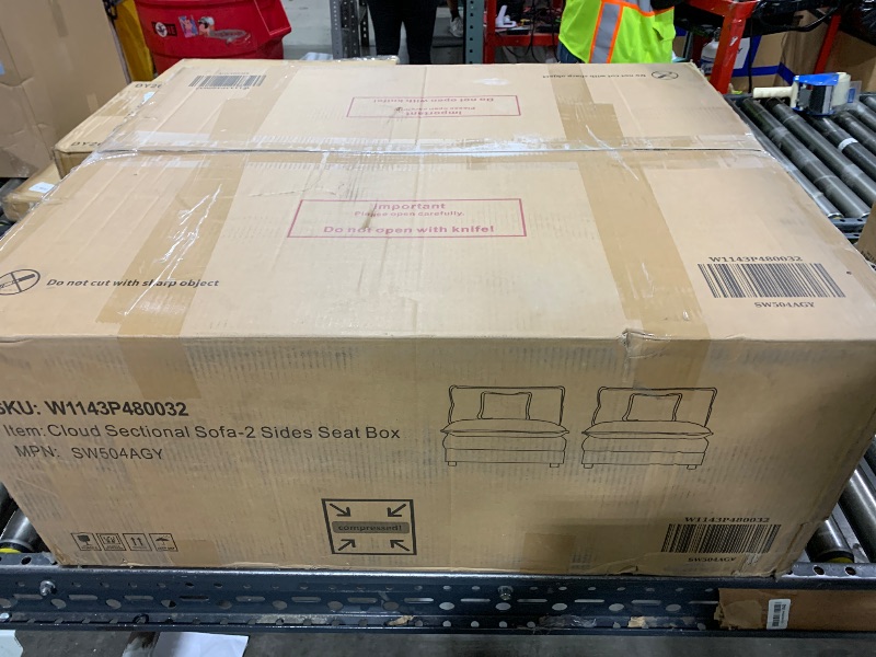 Photo 1 of cloud sectional sofa 2 sides seat box