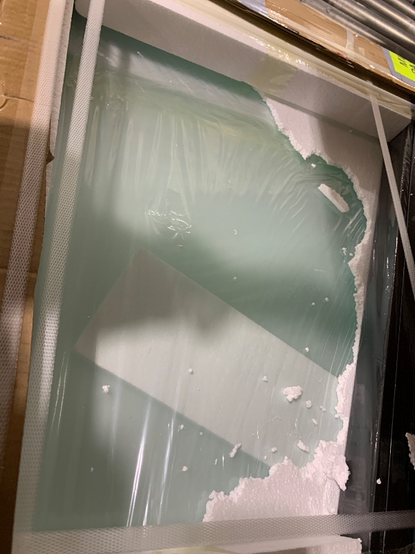 View 4 of Double Sliding Frosted Glass Shower Door, 6mm Glass, 56-60 in W x 72 in H