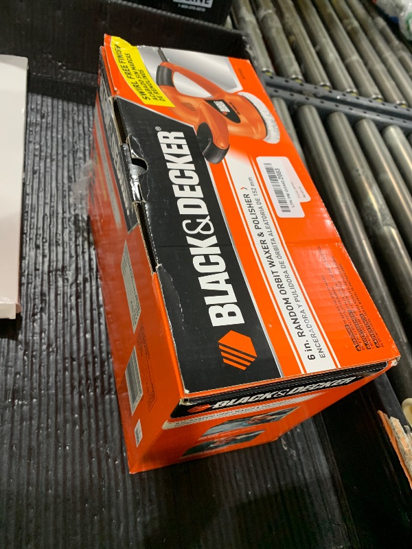 Photo 1 of BLACK+DECKER 6" Orbital Polisher (WP900)