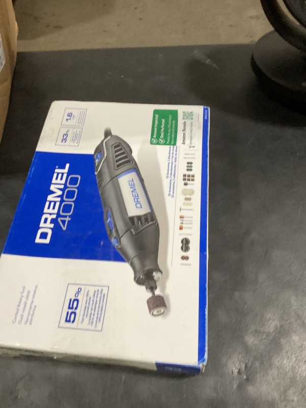 Photo 1 of Dremel 4000 Rotary Tool Kit - 34 Piece, 1.6 Amp