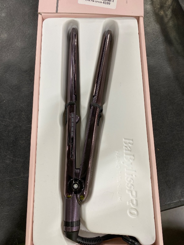 Photo 1 of BaBylissPRO Nano Titanium 1 ¼” Prima3000 Stainless Steel Styling Iron, Hair Straightener