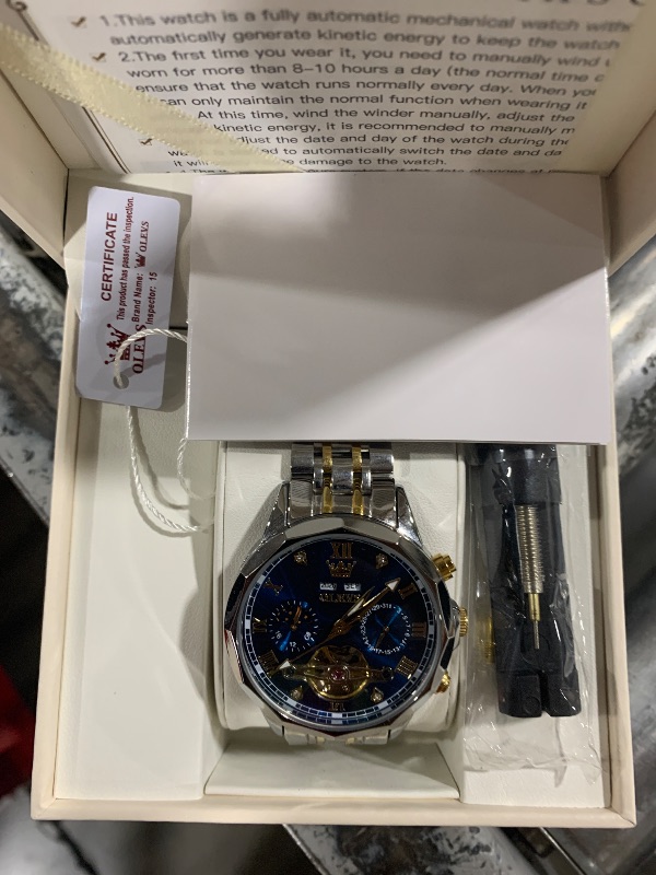 Photo 1 of OLEVS Men's Automatic Mechanical Watch