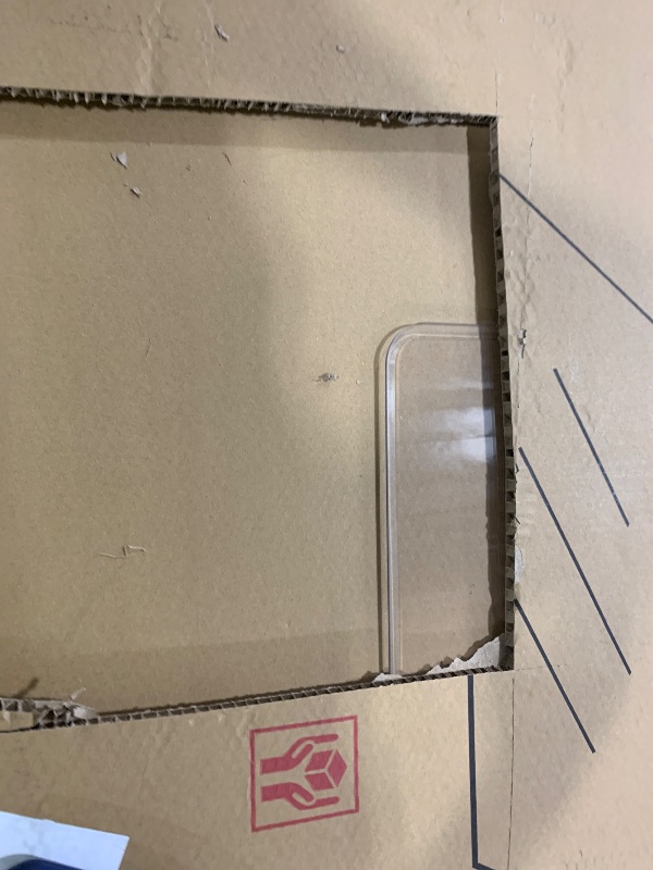 View 3 of Koonmi Glass Chair Mat for Carpet, 48"x60" Tempered Glass