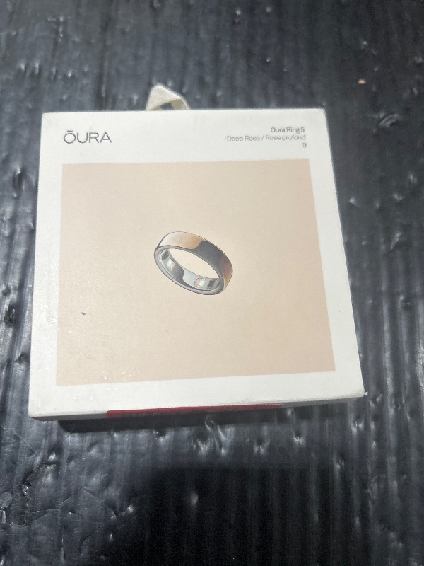 Photo 1 of Oura Ring 5 Smart Ring - Deep Rose - Size 9