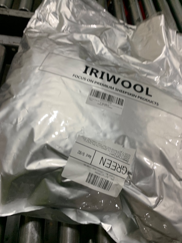 Photo 1 of IRIWOOL Genuine Sheepskin Rug - Australia Origin, 2' x 6', Creamy Gray