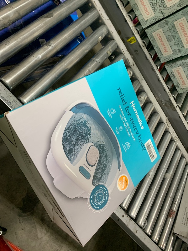 Photo 1 of Homedics Bubble Spa Elite Footbath