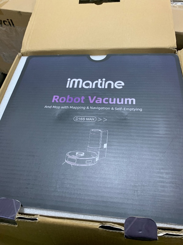 Photo 1 of Robot Vacuum and Mop 18000Pa Suction, Bagless Self-Emptying, Smart Mapping