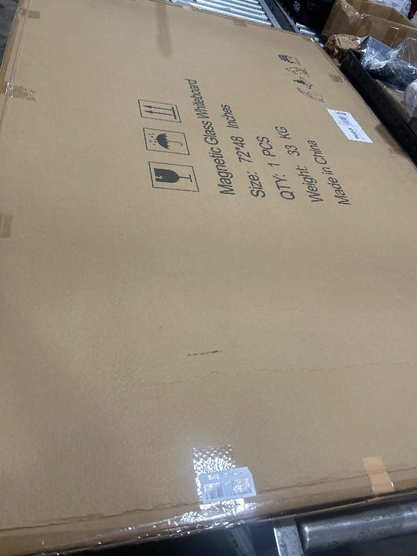 Photo 1 of Kaimashi Glass Whiteboard 6' x 4' Magnetic Dry Erase