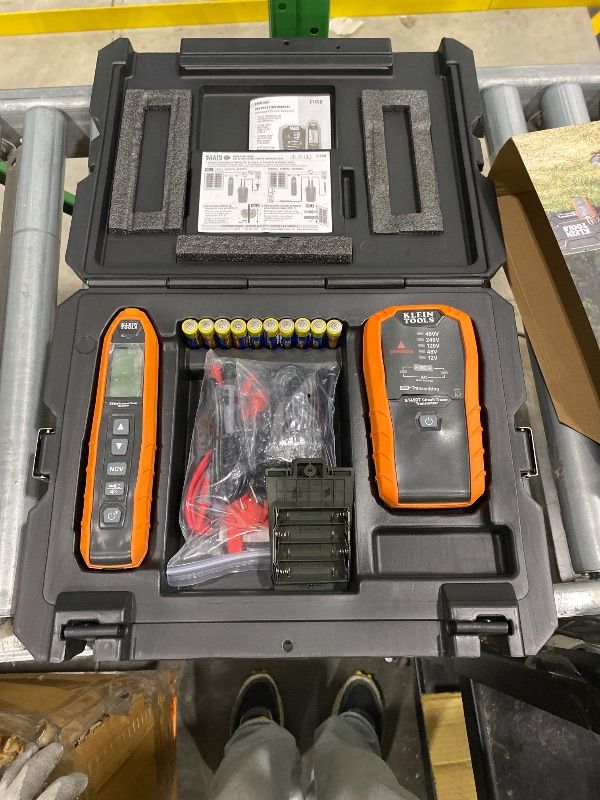 View 3 of Klein Tools ET450 Advanced Underground Circuit Breaker Finder and Wire Tracer Kit for Energized and Non-Energized Breakers, Fuses, and Wires
