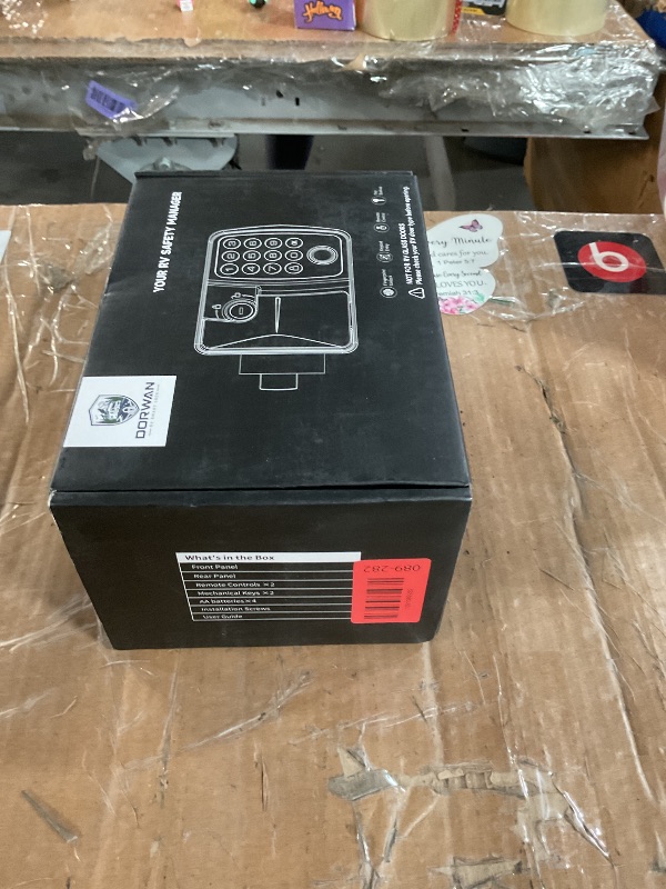 View 2 of RV Door Lock with Fingerprint Unlock and 0–9 Numeric Keypad