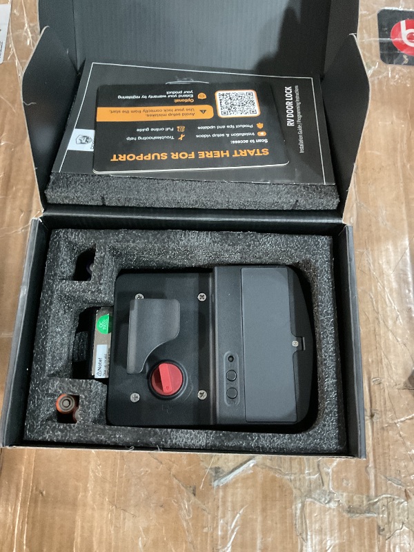 View 3 of RV Door Lock with Fingerprint Unlock and 0–9 Numeric Keypad