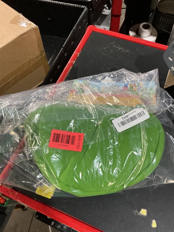View 2 of ** may only come with the hat **
Disguise Luigi Hat and Mustache Costume Set, Official Super Mario Bros Costume Accessories for Kids, One Size