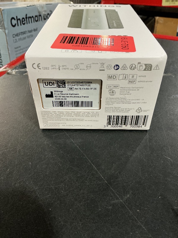 View 3 of ** factory sealed **
WITHINGS BPM Connect - Blood Pressure Cuff, FDA Cleared, WiFi & Bluetooth