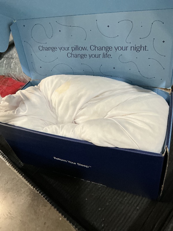 View 2 of *** has a stain on it **
DreamyBlue Signature Queen Pillow