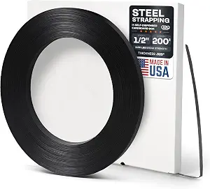 View 1 of ***STOCK PHOTO REFERENCE ONLY***
4 ROLLS - 1/2 in Steel Strapping