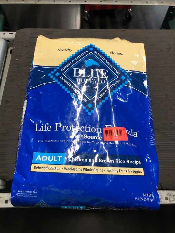 View 2 of *** (BEST BY: 8/2027) Blue Buffalo Life Protection Formula Chicken Adult Dry Dog Food, 15 lb