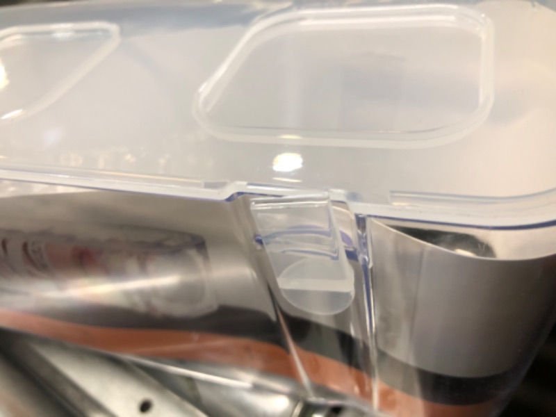 View 2 of ***DAMAGED - SEE NOTES/PICTURES*** Deflecto Ribbon Dispenser, Clear Plastic, 13.3" x 4.2" x 4.4"